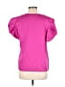 Shein 100% Polyester Pink Short Sleeve Blouse Size L - photo 2