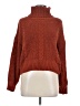 Hippie Rose 100% Polyester Orange Turtleneck Sweater Size M - photo 1