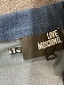 Love Moschino Graphic Blue Denim Jacket Size 8 - photo 6