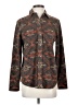 Faherty Paisley Brown Long Sleeve Blouse Size S - photo 1