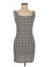 Shein Checkered-gingham Black Casual Dress Size M - photo 1