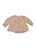 Amazon Essentials Ivory Red 3/4 Sleeve Blouse 9-12 MO / 12 MO - photo 2