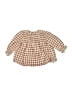 Amazon Essentials Ivory Red 3/4 Sleeve Blouse 9-12 MO / 12 MO - photo 1