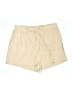 Salanta Solid Ivory Khaki Shorts Size L - photo 1