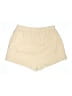 Salanta Solid Ivory Khaki Shorts Size L - photo 2