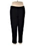 IZOD Solid Black Casual Pants Size 16 - photo 1