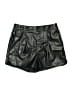 Luvamia 100% Polyurethane Metallic Black Shorts Size L - photo 1