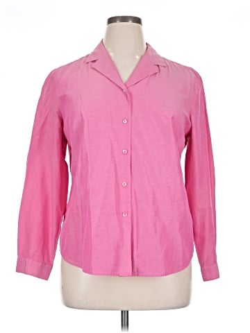 Liz Claiborne Collection 3/4 Sleeve Button-Down Shirt (view 1)