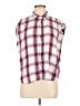 Eddie Bauer Plaid Pink Sleeveless Button-Down Shirt Size M - photo 1