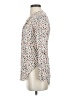 Maeve 100% Rayon Print Ivory Long Sleeve Blouse Size 0 - photo 5