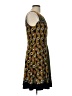 I.N. Studio Print Brown Casual Dress Size 10 (petite) - photo 4