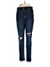 Old Navy Solid Blue Jeans Size 8 - photo 1