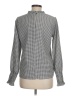 Carolina Belle 100% Polyester Houndstooth Gray Long Sleeve Blouse Size M - photo 2