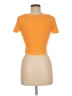 H&M Orange Short Sleeve Top Size M - photo 2