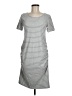 Unbranded Stripes Gray Casual Dress Size M - photo 1