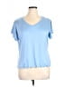 Ekouaer Blue Short Sleeve Top Size XL - photo 1