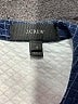 J.Crew 100% Cotton Chevron-herringbone Blue Pullover Sweater Size S - photo 7
