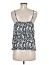 Halogen 100% Polyester Silver Sleeveless Top Size M - photo 2