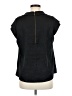 Halogen Black Short Sleeve Blouse Size M - photo 2
