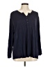 Downeast Blue Long Sleeve Henley Size M - photo 1