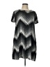 Apt. 9 Chevron-herringbone Gray Casual Dress Size L - photo 1