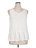 Charming Charlie White Sleeveless T-Shirt Size XL - photo 1