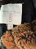 Tess Elliott Studio 100% Polyester Stripes Brown Faux Fur Jacket Size S - photo 6