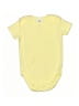 Little Beginnings Solid Yellow Short Sleeve Onesie Size 3-6 mo - photo 1