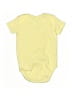 Little Beginnings Solid Yellow Short Sleeve Onesie Size 3-6 mo - photo 2