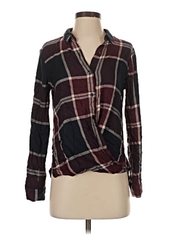 BCBGeneration Long Sleeve Blouse (view 1)