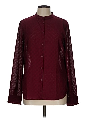 Armani Exchange Long Sleeve Blouse (view 1)