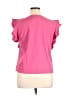 Unbranded 100% Polyester Pink Short Sleeve Top Size XL - photo 2