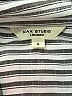 Max Studio Stripes Silver Long Sleeve Blouse Size S - photo 7