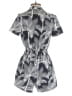 Lucy Paris 100% Polyester Tropical Gray Romper Size XS - photo 2