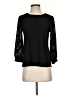 CeCe Black 3/4 Sleeve Top Size XS - photo 1