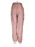 Express 100% Lyocell Solid Pink Cargo Pants Size M - photo 2
