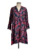 Michelle McDowell 100% Polyester Print Red Casual Dress Size S - photo 1