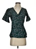 Mata Traders Teal Short Sleeve Blouse Size XS - photo 1