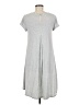 Cupio Solid Gray Casual Dress Size M - photo 2