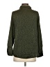 Zara 100% Polyester Animal Print Green button down Size XS - photo 2