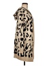 Merokeety 100% Viscose Animal Print Tan Cardigan Size M - photo 4