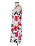 Perceptions Print White Casual Dress Size 6 - photo 5