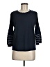 J.Crew 100% Cotton Blue 3/4 Sleeve Top Size M - photo 1