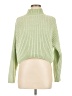 Divided by H&M 100% Polyester Green Turtleneck Sweater Size M - photo 1