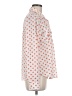 Love Notes Polka Dots Orange Long Sleeve Blouse Size M - photo 4