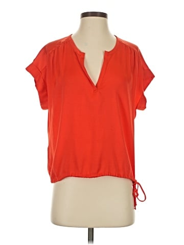 BCBGMAXAZRIA Short Sleeve Blouse (view 1)