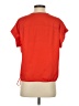 BCBGMAXAZRIA 100% Polyester Orange Short Sleeve Blouse Size XS - photo 2