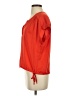 BCBGMAXAZRIA 100% Polyester Orange Short Sleeve Blouse Size XS - photo 5