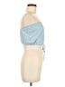 Me To We Blue Short Sleeve Top Size M - photo 4