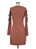 Express Solid Brown Cocktail Dress Size M - photo 2